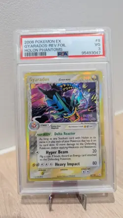 Pokemon Gyarados 2006 EX Holon Phantoms Reverse Holo Stamped #8 PSA 3🔥 - Image 1