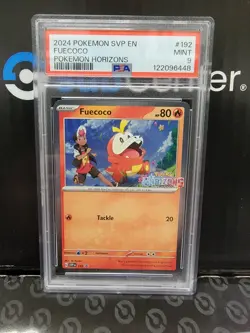 Pokemon fuecoco horizons promo 192 Psa 9 - Image 1