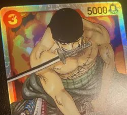 One Piece TCG Roronoa Zoro #ST01-013 SR Starter Deck 1: Straw Hat Crew - Image 2