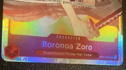 One Piece TCG Roronoa Zoro #ST01-013 SR Starter Deck 1: Straw Hat Crew - Image 3