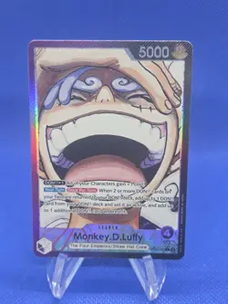 One Piece Emperors in the New World Monkey D Luffy OP09-061 Parallel Alt Art NM - Image 1