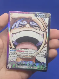 One Piece Emperors in the New World Monkey D Luffy OP09-061 Parallel Alt Art NM - Image 2