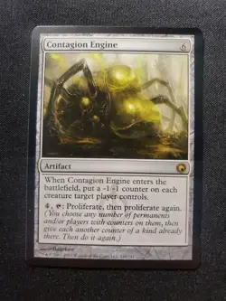Contagion Engine 145 Scars of Mirrodin NM Magic The Gathering MTG TCG Rare - Image 1