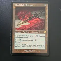 MTG Blackblade Reforged Retro Frame Artifacts Magic The Gathering +FREE CARDS - Image 1