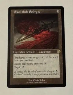 MTG Blackblade Reforged - Brother's War Retro Frame Artifacts LP - Image 1