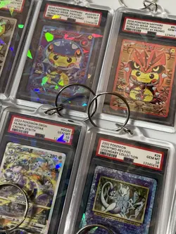 Pokemon TCG PSA Card Acrylic Mini Keychain Lot Of 24 CUSTOM - Pikachu Charizard - Image 5