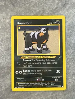 Houndour 43/105 Pokemon TCG Vintage Neo Destiny Regular Card WOTC (Near Mint) - Image 1
