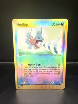 Pokemon TCG EX Dragon Mudkip 65/97 Reverse Holo Vintage WOTC E-Reader - Image 1