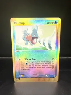 Pokemon TCG EX Dragon Mudkip 65/97 Reverse Holo Vintage WOTC E-Reader - Image 2