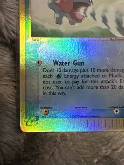 Pokemon Mudkip EX Dragon TCG Reverse Holo Common Card 65/97 Vintage - Image 5