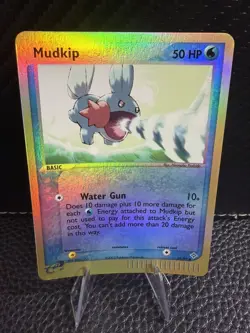 Pokemon TCG Mudkip EX Dragon 65/97 Reverse Holo Mint/NM - Image 1