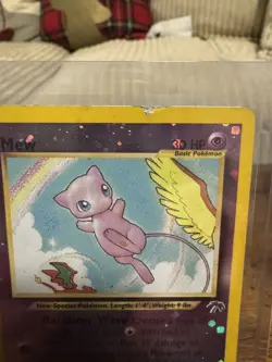 Mew 1/18 Southern Islands Reverse Holo Promo Pokemon TCG Damaged - Image 1