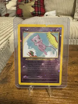 Mew 1/18 Southern Islands Reverse Holo Promo Pokemon TCG Damaged - Image 2