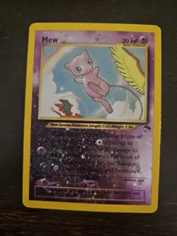 Mew 1/18 Southern Islands Reverse Holo Promo Pokemon TCG Card HP/DMG - Image 5