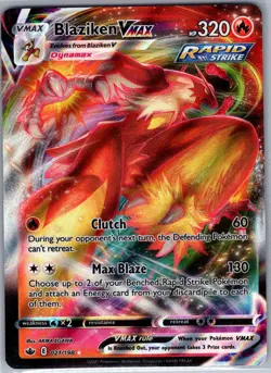 Blaziken VMAX 021/198 SWSH06: Chilling Reign - Pokemon Card - NM - Image 1