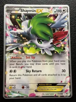 Shaymin EX 2015 Roaring Skies 77/108 Rare Pokemon World Championships 2016 NM - Image 1