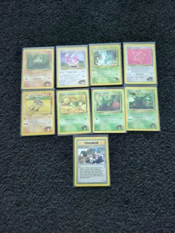 9 Vtg Pokemon TCG - Gym Heros / Gym Challenge Card Lot - WoTC LP/NM Condition - Image 1