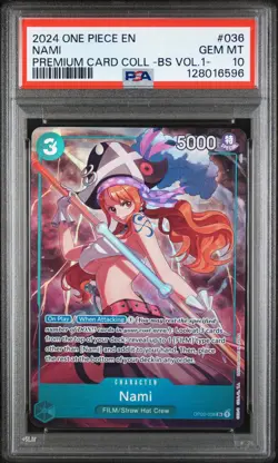 2024 Nami (Best Selection Vol. 1-) OP02-036 One Piece PSA 10 Gem Mint - Image 1