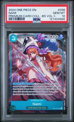 2024 Nami (Best Selection Vol. 1-) OP02-036 One Piece PSA 10 Gem Mint - Image 1