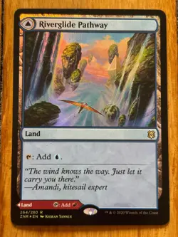 Riverglide Pathway - Lavaglide - Zendikar Rising - MTG - FOIL - 264/280 - Image 1