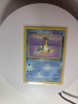 Pokemon 1st Edition Fossil Lapras 25/62 - Image 1