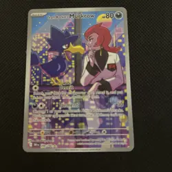 Pokemon TCG Destined Rivals Team Rockets Murkrow Card 200/182 IR Mint Condition - Image 1
