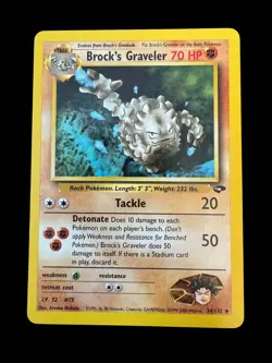 LP-NM Pokemon Card Gym Challenge Unlimited: Choose Your Card/Complete Your Set! - Image 5