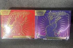 Pokemon Koraidon AND Miraidon Elite Trainer Box Scarlet Violet Base ETB SEALED - Image 1