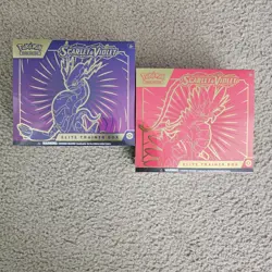 Pokemon Scarlet & Violet Base Set Elite Trainer Box - 2 ETBs Miraidon Koraidon M 820650853418 - Image 2