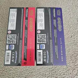 Pokemon Scarlet & Violet Base Set Elite Trainer Box - 2 ETBs Miraidon Koraidon M 820650853418 - Image 5