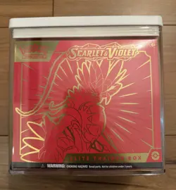 Pokemon TCG Scarlet and Violet Base Elite Trainer Box ETB - Koraidon - Image 1