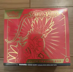 Pokemon TCG Scarlet and Violet Base Elite Trainer Box ETB - Koraidon - Image 2