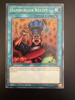 Yugioh - Hungry Burger - WISU-EN041 - Collector's Rare - 1st Edition - Near Mint - Image 2