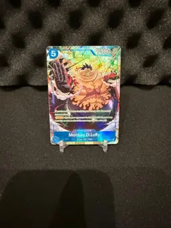 One Piece TCG Monkey.D.Luffy - OP11-058 (TR) Carrying On His Will Treasure Rare - Image 1