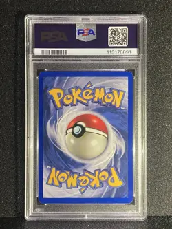1999 Pokemon Game Base Set #7 Hitmonchan Holo PSA 6 Rare Unlimited - Image 2