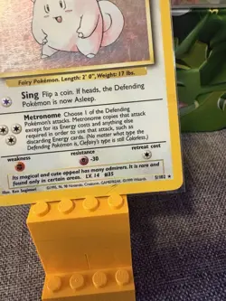 Pokemon TCG Clefairy Base Set 5/102 Holo Unlimited Holo Rare - Image 5
