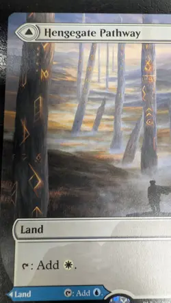 Hengegate Pathway (Borderless) Kaldheim Regular Magic MTG - Image 3