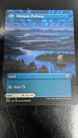 Hengegate Pathway (Borderless) Kaldheim Regular Magic MTG - Image 5