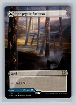 Hengegate Pathway Mistgate Pathway - Extended Art KHM MTG - Image 2