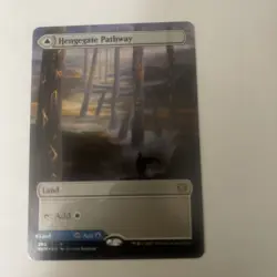 MTG Mistgate/Hengegate Pathway KHM #293 Borderless NM - Kaldheim Magic - Image 2