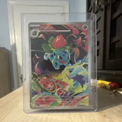 Pokemon TCG Ivysaur 134/132 Me01: Mega Evolution Full Art Holo Illustration Rare - Image 1