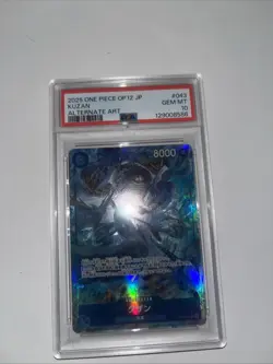 2025 One Piece OP12 Japanese Kuzan Alternate Art #043 PSA 10 - Image 1