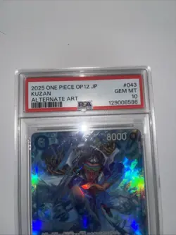 2025 One Piece OP12 Japanese Kuzan Alternate Art #043 PSA 10 - Image 2