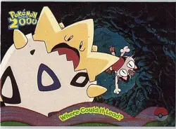 2000 Topps Pokemon The Movie 2000 #2 Where Could It LeadU Foil Parallel - Image 1