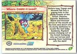 2000 Topps Pokemon The Movie 2000 #2 Where Could It LeadU Foil Parallel - Image 2