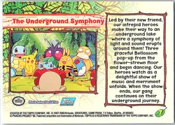 2000 Topps Pokemon The Movie 2000 #7 The Underground Symphony Foil Parallel - Image 2
