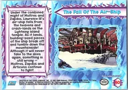 2000 Topps Pokemon The Movie 2000 #40 The Fall Of The Air-Ship Foil Parallel - Image 2