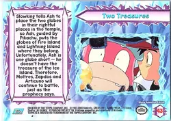 2000 Topps Pokemon The Movie 2000 #43 Two Treasures Foil Parallel - Image 2