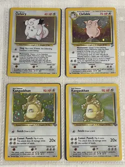 Pokemon Card Binder Collection Wotc, Vintage, Bulk, Holos Base Set Jungle 1st Ed - Image 2