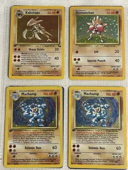 Pokemon Card Binder Collection Wotc, Vintage, Bulk, Holos Base Set Jungle 1st Ed - Image 4